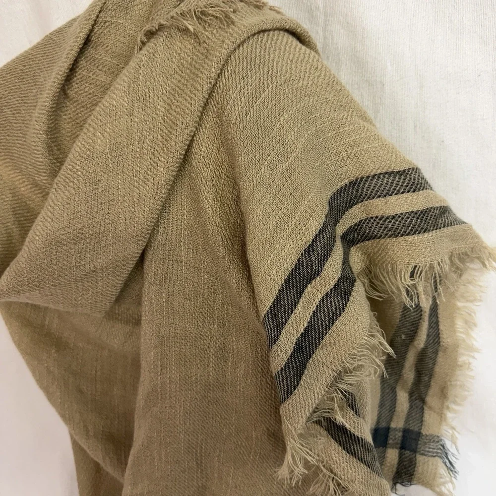 Rustic Western Brown Black Scarf